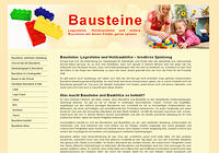 Bausteine: Legosteine und Holzbausteine